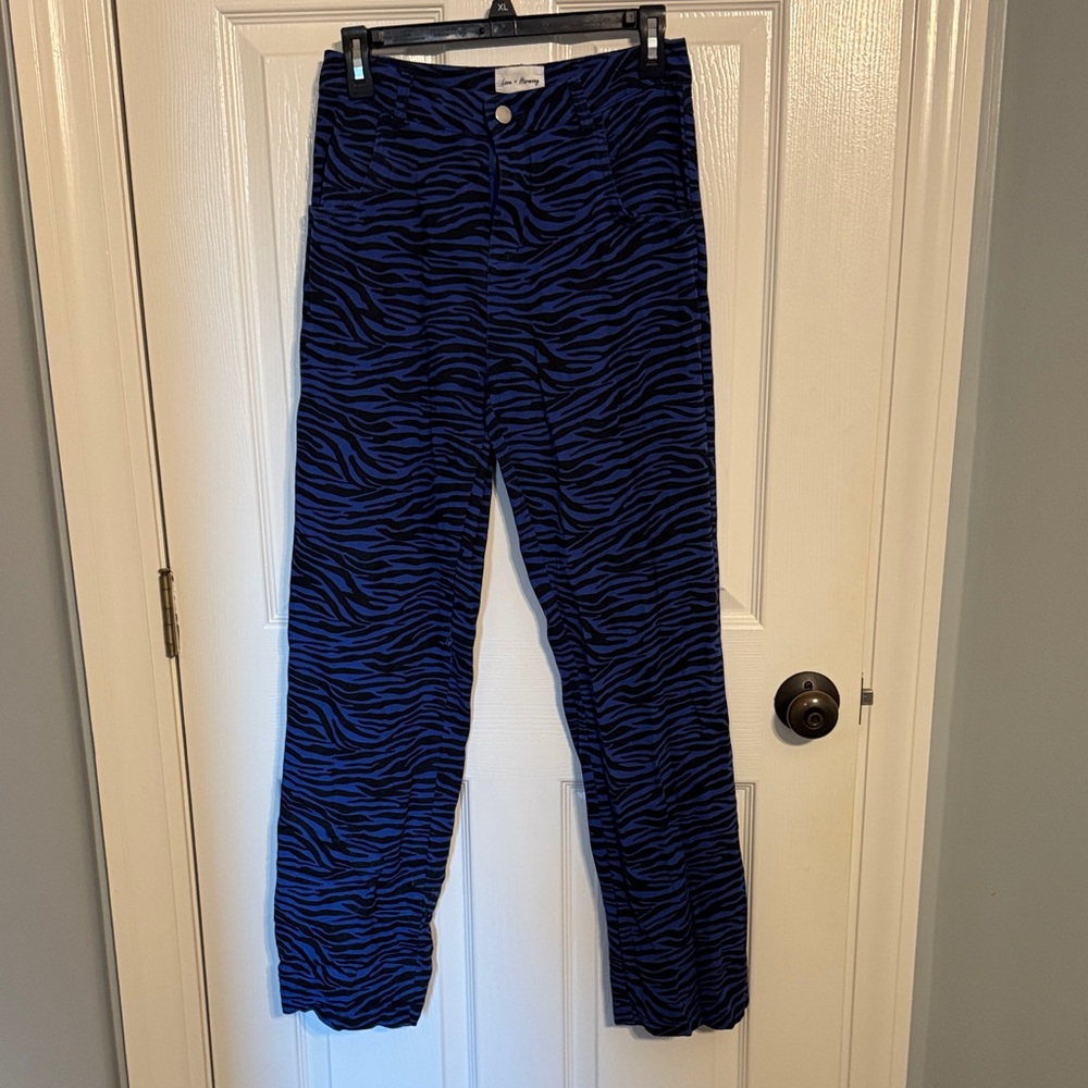 Love + Harmony Zebra Print Pants Size M